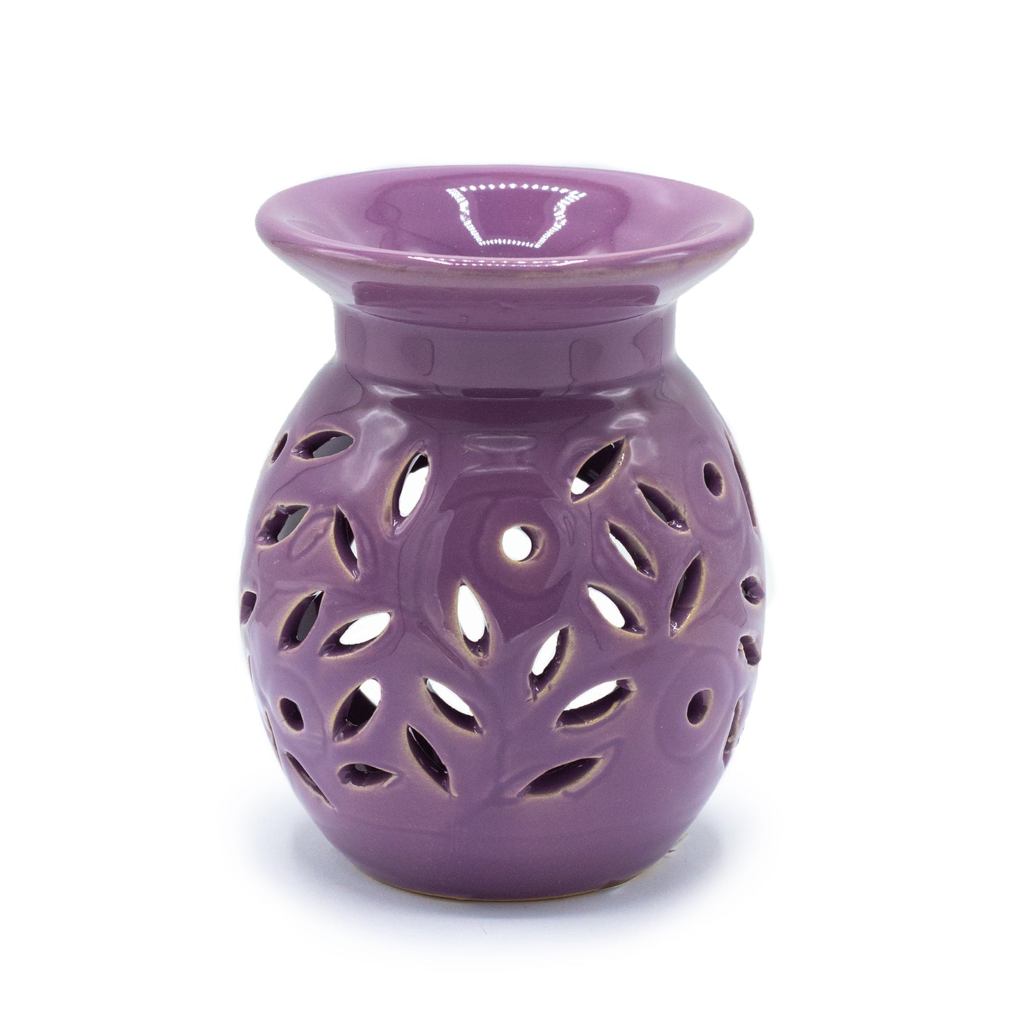 Carefully sourced by The Original Candle Company, this vibrant purple floral oil burner showcases a delicate cut-out bloom design, bringing warmth and elegance to any space. Perfect for diffusing essential oils or melting wax, it enhances home ambience with a cheerful, botanical touch.