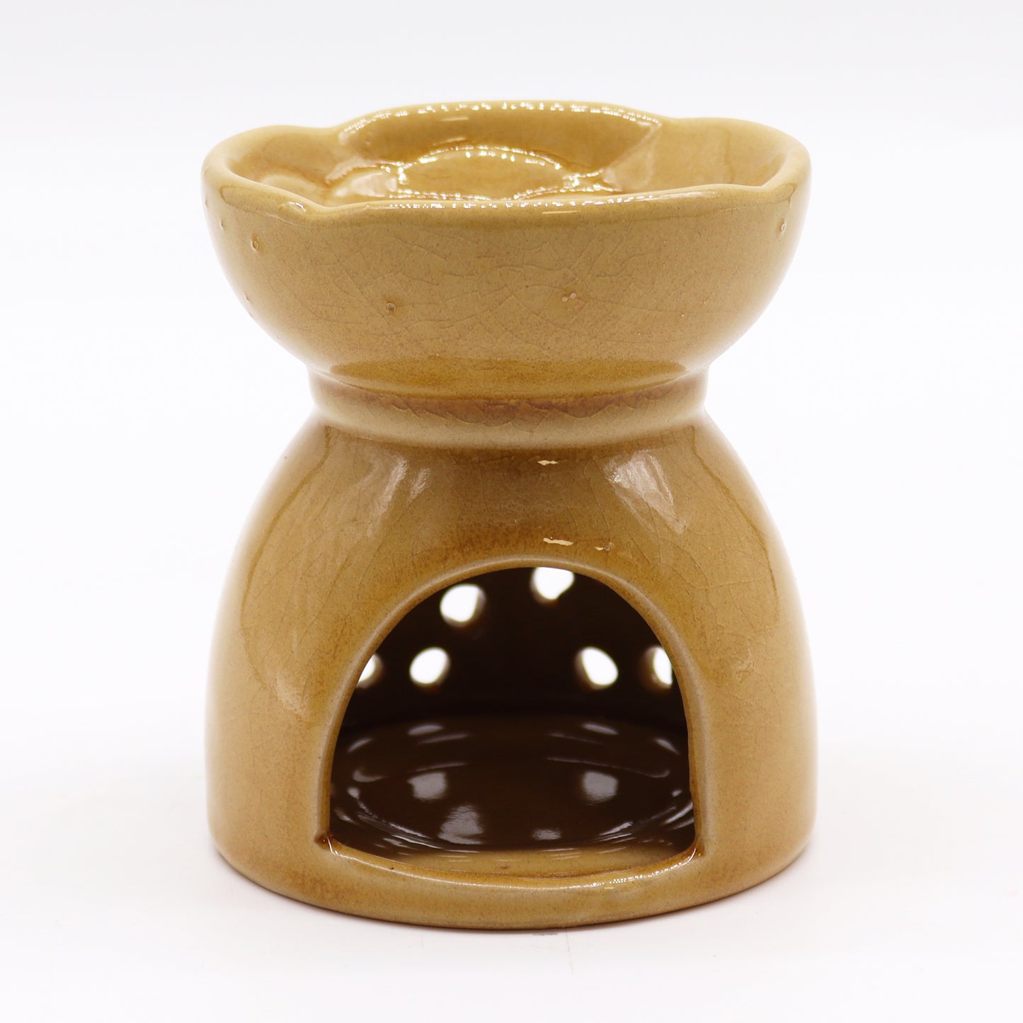 Honey Ceramic Tree of Life Oil Burner and Wax Warmer