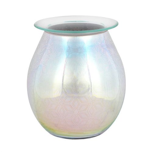 Carefully sourced and selected by The Original Candle Company, this 3D geometric flower light-up electric oil burner and wax warmer showcases an intricate floral-inspired pattern, offering a stylish and flameless way to infuse luxurious fragrance into any space.