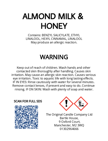 Kindgrain- Almond Milk & Honey - Scented Candle for ADHD, Autism & Neurodivergence