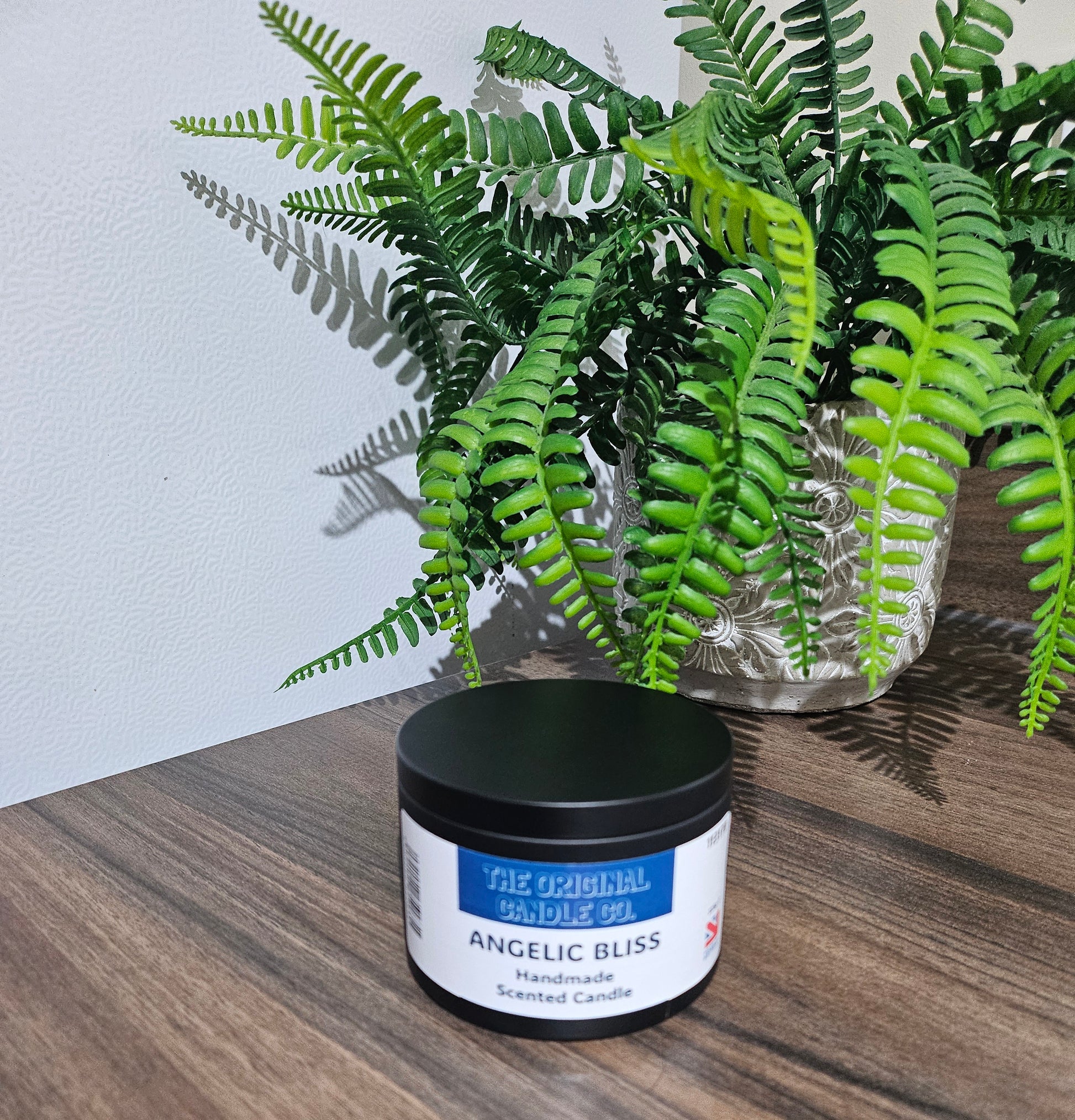 Expertly crafted by The Original Candle Company, this Angelic Bliss hand-blended scented candle tin offers a serene, uplifting aroma, designed to create a warm and inviting ambiance with delicate, indulgent fragrance notes.