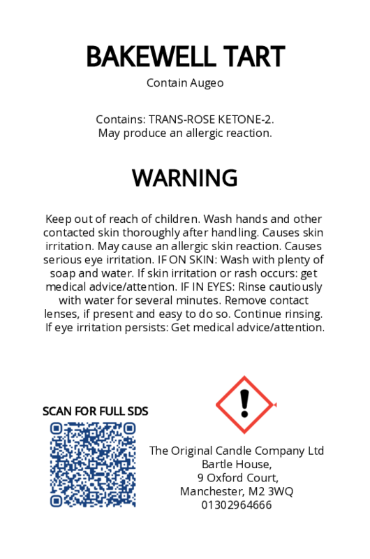 Bakewell Tart Room Mist Spray