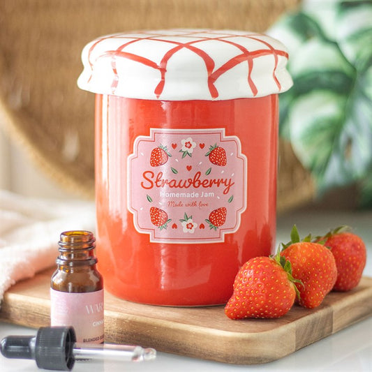 Want to add a touch of classic whimsy to your home? This carefully selected oil burner and wax warmer from The Original Candle Company is sure to be just the item. Featuring a bright red design with a chintsy removable lid.