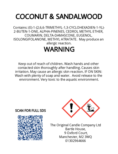 Sunroot - Coconut & Sandalwood - Scented Candle for ADHD, Autism & Neurodivergence