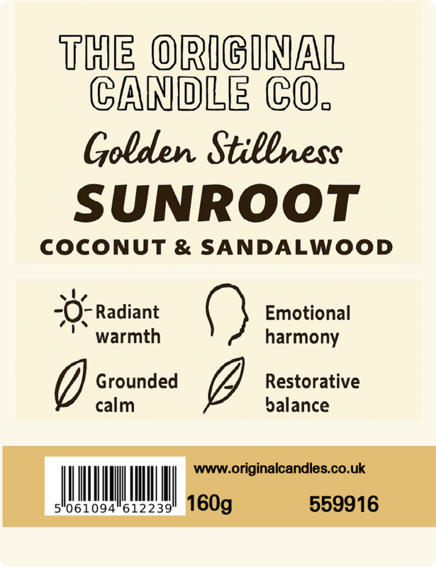 Sunroot - Coconut & Sandalwood - Scented Candle for ADHD, Autism & Neurodivergence