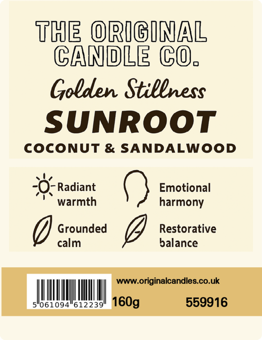 Sunroot - Coconut & Sandalwood - Scented Candle for ADHD, Autism & Neurodivergence