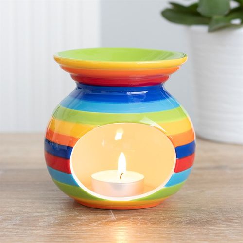 Stunningly colourful and curated by The Original Candle Company this bright and vibrant oil burner and wax warmer will make an amazing statement in any room.