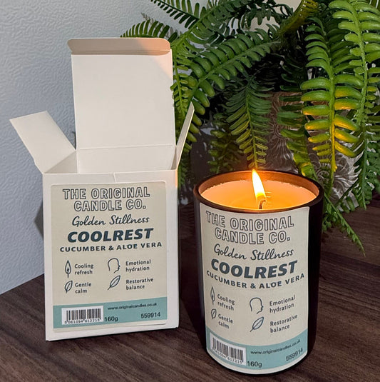 Coolrest - Cucumber & Aloe Vera - Scented Candle for ADHD, Autism & Neurodivergence