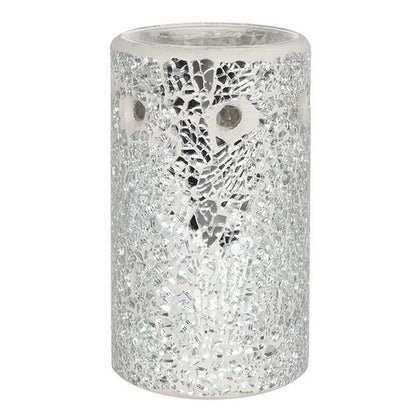 Stunningly detailed in a classic pillar shapre this beautifully crafted oil burner and wax warmer is sure to add a touch of elegance to any space.
