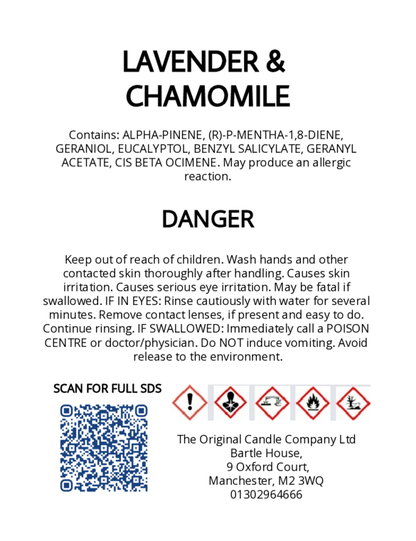Quietbloom- Lavender & Chamomile Scented Candle for ADHD & Autism & Neurodivergence