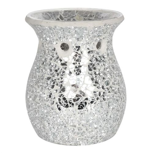 Curated for it stunning looks by The Original Candle Company. This crackle glass oil burner and wax warmer is sure to add a touch of class to any decor.