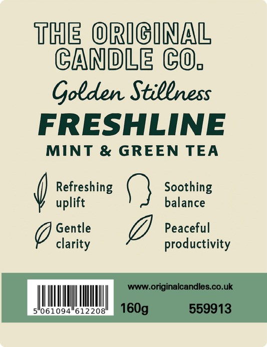 Freshline - Mint & Green Tea - Scented Candle for ADHD, Autism & Neurodivergence