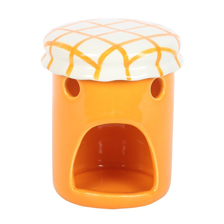 In its vibrant orange colour, this oil burner and wax warmer is sure to evoke a sense of nostalgia and style and curated by The Original Candle Co. This oil burner and wax warmer will become a talking point.