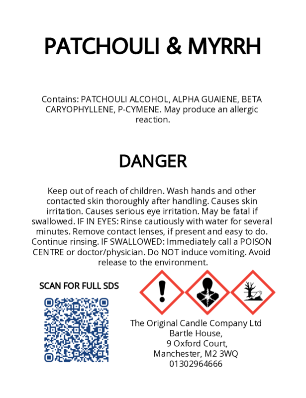 Stillearth- Patchouli & Myrrh Scented Candle for ADHD, Autism & Neurodivergence