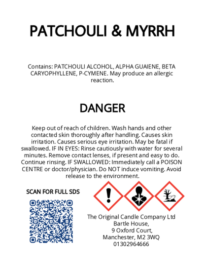 Stillearth- Patchouli & Myrrh Scented Candle for ADHD, Autism & Neurodivergence