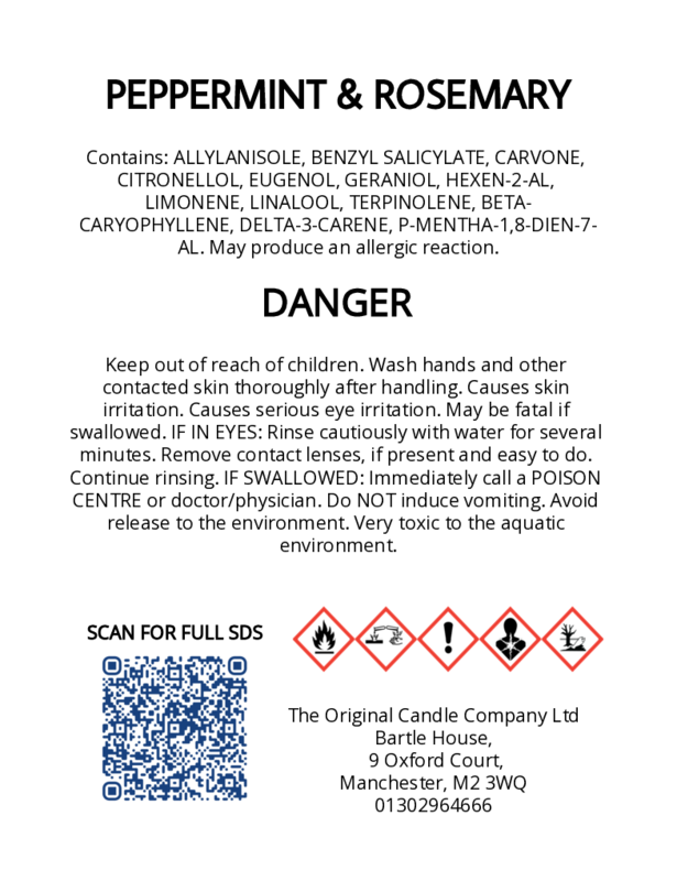 Clearpath- Peppermint & Rosemary Scented Candle for ADHD, Autism & Neurodivergence