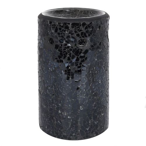 Featuring a stylish design with its crackle glass, this oil burner and wax warmer will make a great gift or be the pefect piece for any decor style.