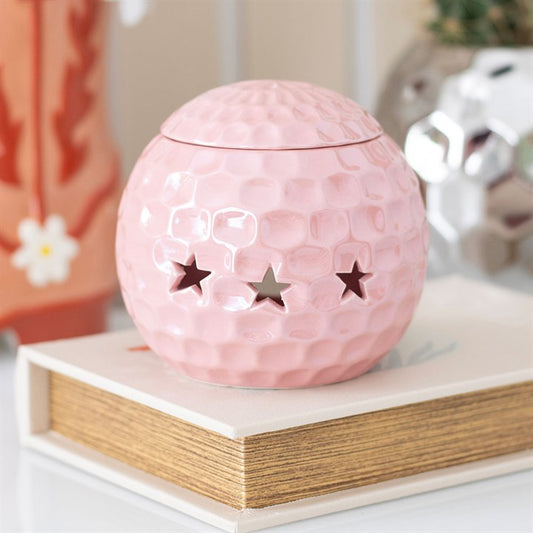 Specially curated by The Original Candle Company this vibrant pink disco ball shaped oil burner and wax warmer is sure to bring a sense of 70's nostalga to any space.