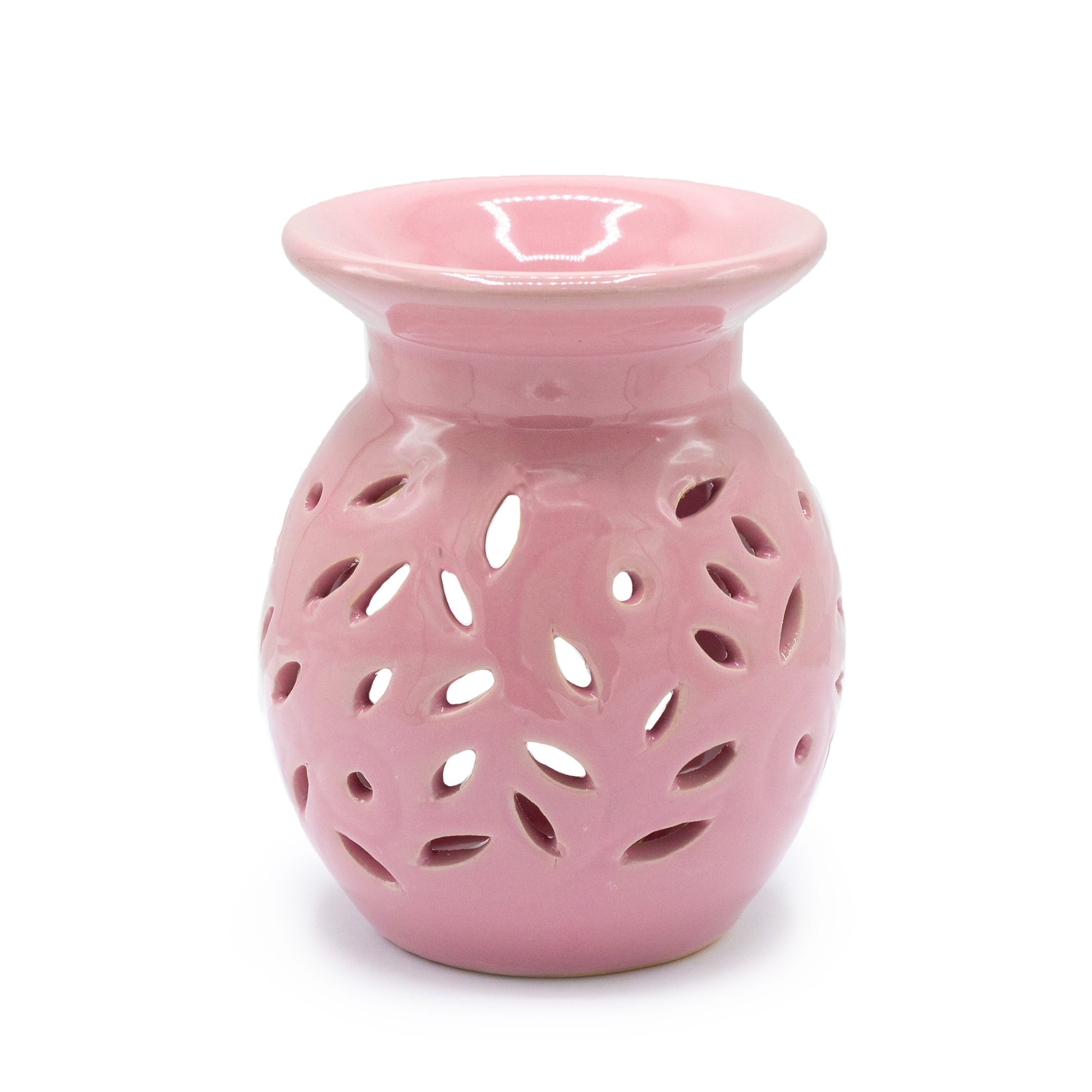 Carefully sourced by The Original Candle Company, this vibrant pink floral oil burner showcases a delicate cut-out bloom design, bringing warmth and elegance to any space. Perfect for diffusing essential oils or melting wax, it enhances home ambience with a cheerful, botanical touch.
