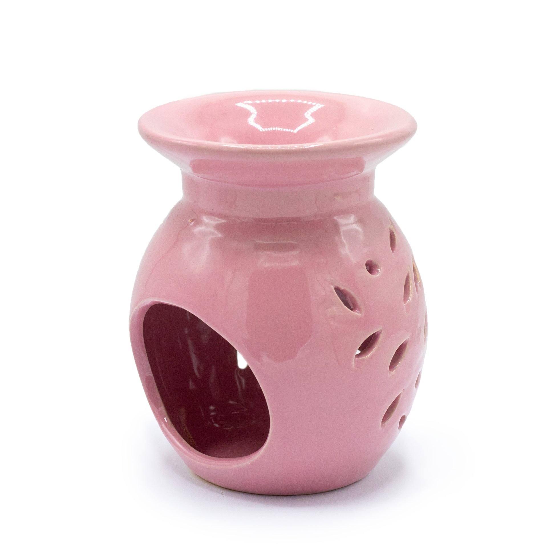 Carefully sourced by The Original Candle Company, this vibrant pink floral oil burner showcases a delicate cut-out bloom design, bringing warmth and elegance to any space. Perfect for diffusing essential oils or melting wax, it enhances home ambience with a cheerful, botanical touch.
