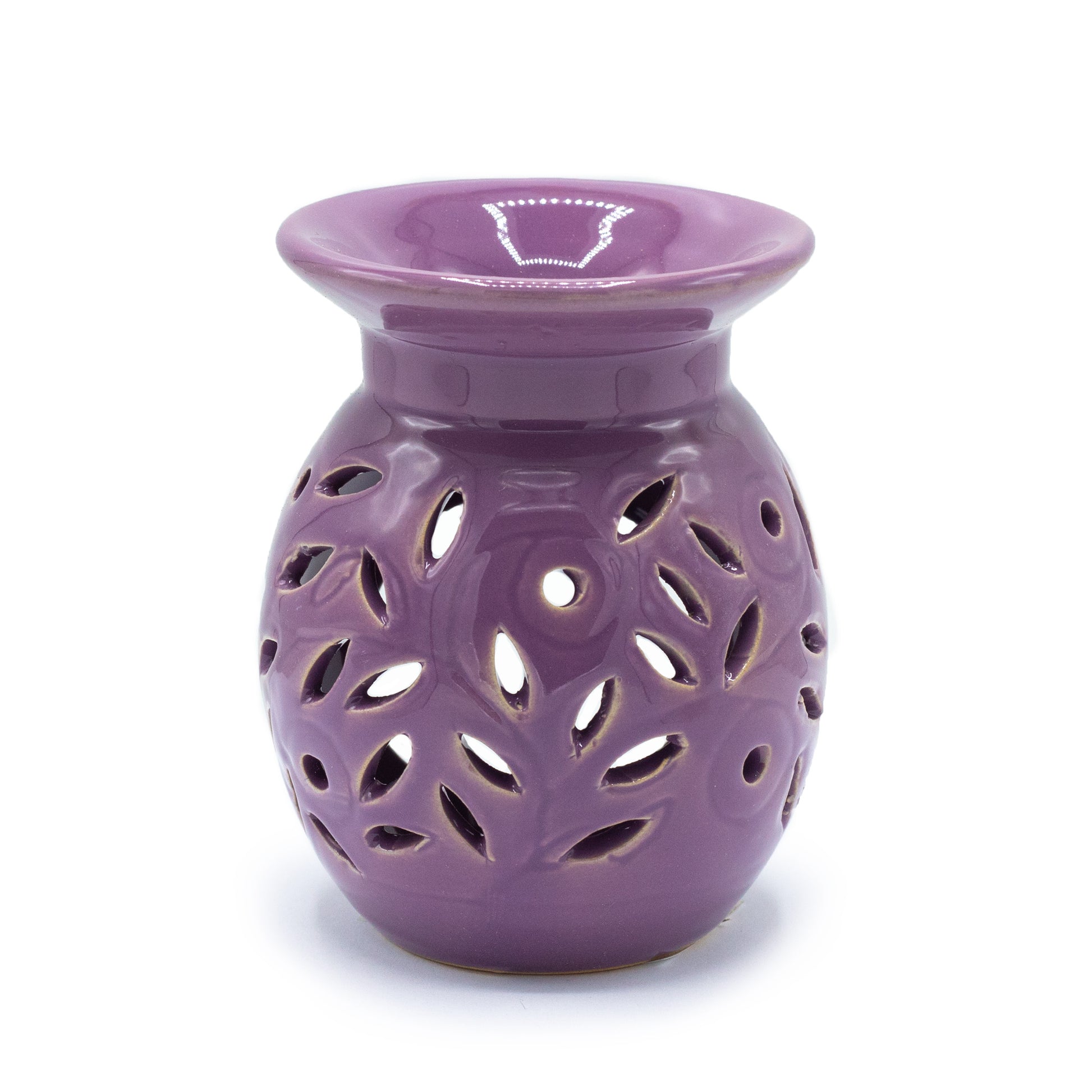 Carefully sourced by The Original Candle Company, this vibrant purple floral oil burner showcases a delicate cut-out bloom design, bringing warmth and elegance to any space. Perfect for diffusing essential oils or melting wax, it enhances home ambience with a cheerful, botanical touch.
