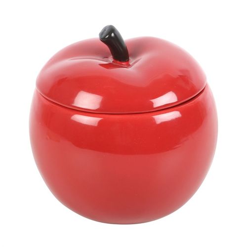 This stunning red apple shaped oil burner and wax warmer carefully selected by The Original Candle Company is sure to be a talking piece in any home. In a vibrant red colour with removable lid.
