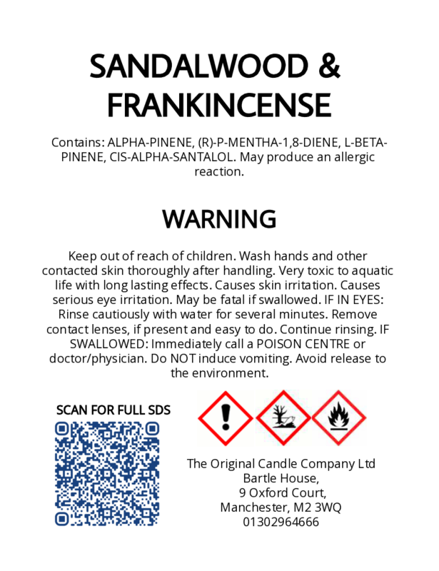 Stillpoint - Sandalwood & Frankincense Scented Candle for ADHD, Autism & Neurodivergence