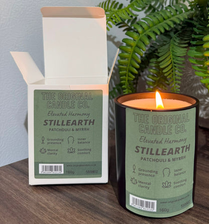 Stillearth- Patchouli & Myrrh Scented Candle for ADHD, Autism & Neurodivergence