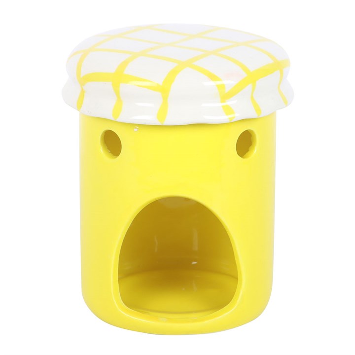 Inspired by the classic lemon curd homemade jars, this oil burner and wax warmer is sure to add a touch of vibrant colour to any space.