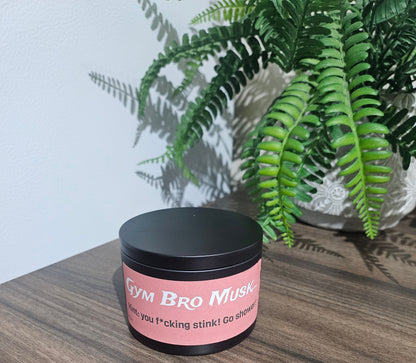 Gym Bro Musk Scented Candle