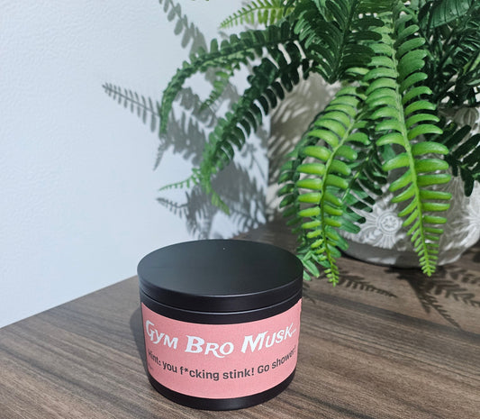 Gym Bro Musk Scented Candle